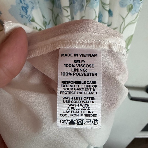 Hill House Home Scarlett Midi Nap Dress, Blue Hydrangea Clip Dot - Picture 4 of 4